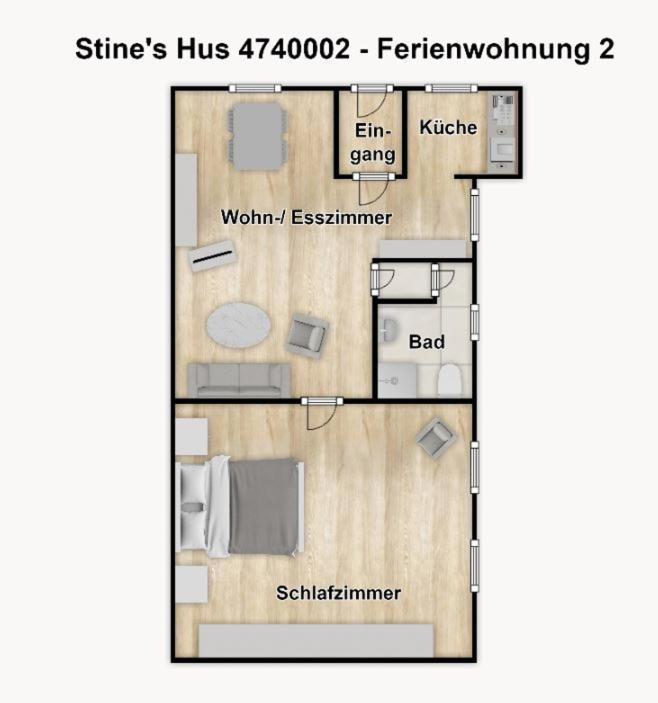 Stine'S Hus Ferienwohnung 2 Borkum Exterior photo